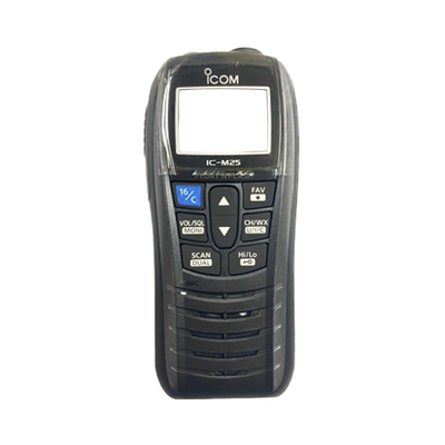 Tapa frontal de repuesto color gris para radios serie IC-M25