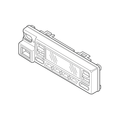 Reemplazo para la Tapa Frontal para Radios Móvil Kenwood Modelos TK-780H, 880H.
