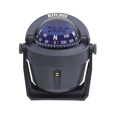 Brújula serie Sport en color gris, con iluminación nocturna color verde.