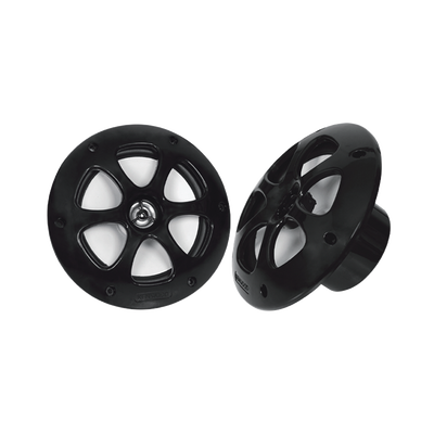 Par de altavoces fabricado en grado marinos en color negro de 6.5" de 100 W de entrada máxima