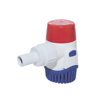 Bomba sumergible de achique de 800 galones por hora a 12 Volts de corriente directa.