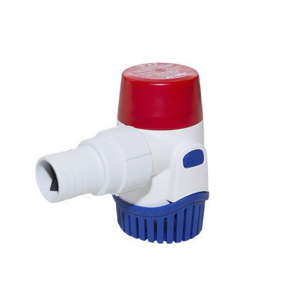 Bomba sumergible de achique de 1100 galones por hora a 24 Volts de corriente directa.