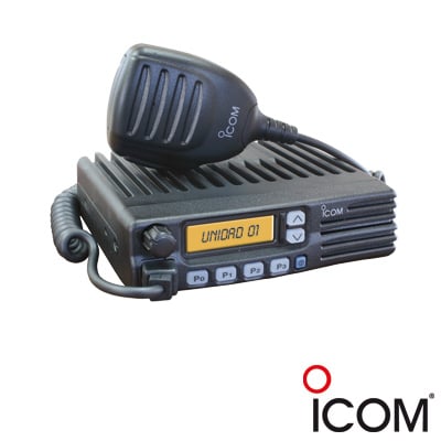 Radio Móvil VHF, 50 Watts de Potencia, Frecuencia 136-174 MHz, 128 Canales.