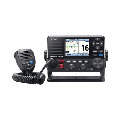 Radio móvil marino VHF clase D, con pantalla a color de 3.5" con conector puerto NMEA 2000