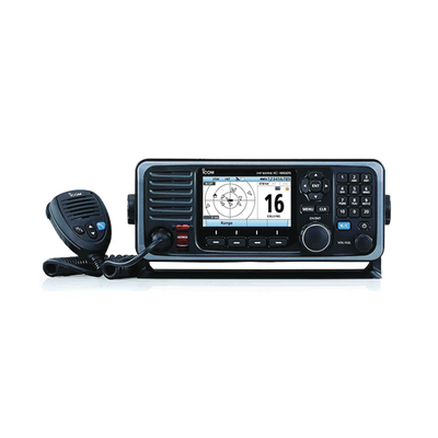 Radio Móvil Marino en la banda de VHF, con pantalla a color de 4.3 pulgadas, receptor de GPS, grabador de voz, no incluye el receptor AIS