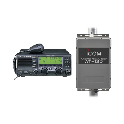 Kit de radio IC-M700pro con sintonizador de antena AT-130