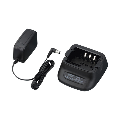 Cargador rápido de escritorio para baterías KNB-29N/ KNB-45L/ KNB-63L/ KNB-65L.