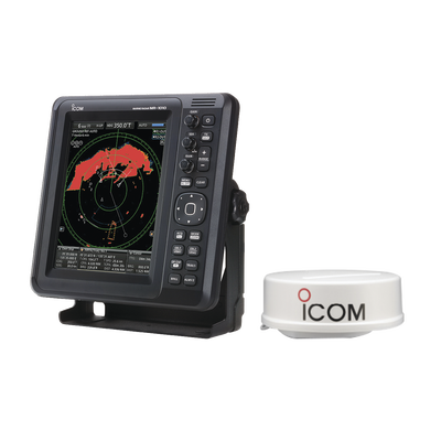 Radar marino tipo domo de 36NM, con pantalla a color de 10.4 pulgadas, cable de 10m de largo y múltiples lenguajes