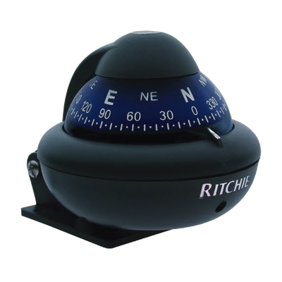 Brújula serie Explorer en color gris, con iluminación nocturna color verde.