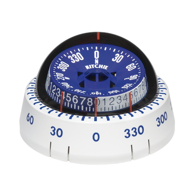 Brújula de navegación serie táctica en color blanco